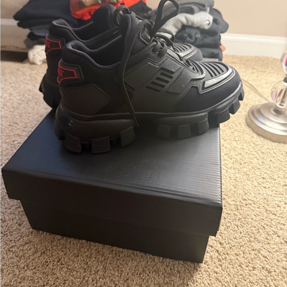 Prada Men's Black Chunky Sneakers - Picture 5 of 6